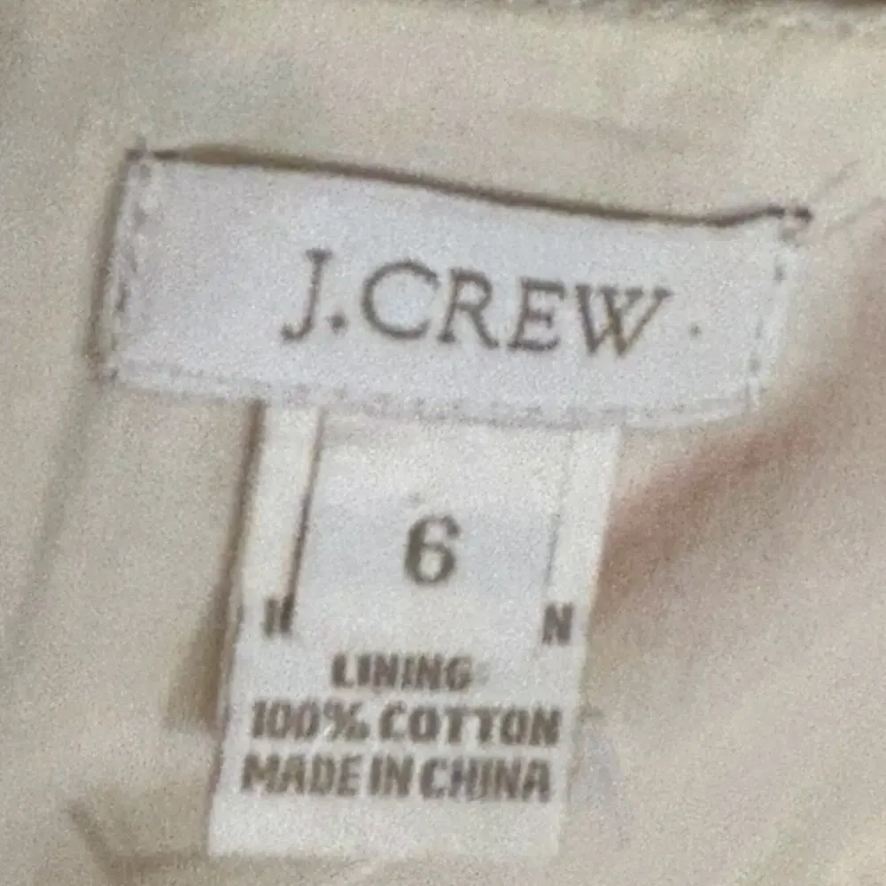 J. Crew Mirabel Mini Dress Women’s 6 Embroidered Floral Cream Coral Empire Waist - Picture 3 of 7